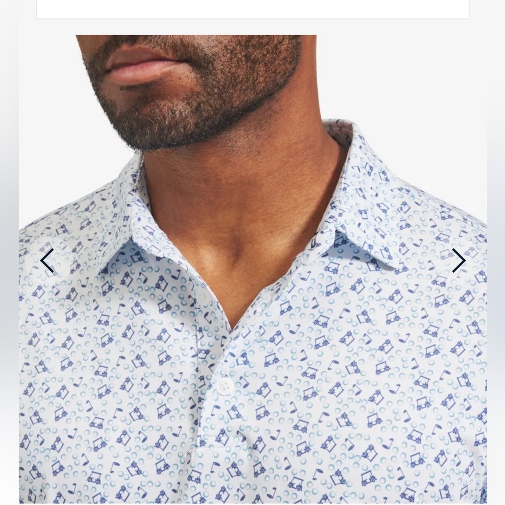 Mizzen + Main Golf Shirt Size L